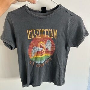 Urban outfitters vintage inspired Led Zeppelin baby tee